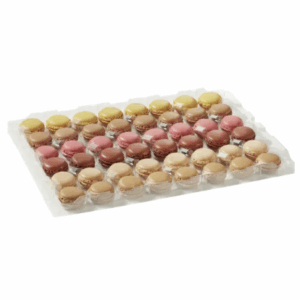 T&S MACARON LENOTRE (Vanilla, Raspberry, Chocolate, Salted Caramel, Lemon, Coffee, 2x48/cs)