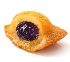 T&S FILLED BLUEBERRY MADELEINE (54/cs)
