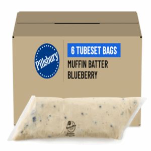 MUFFIN BATTER BLUEBERRY (6 TUBESETS 3 lbs)