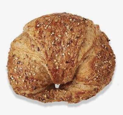 RTB curved wholewheat croissant with seeded topping